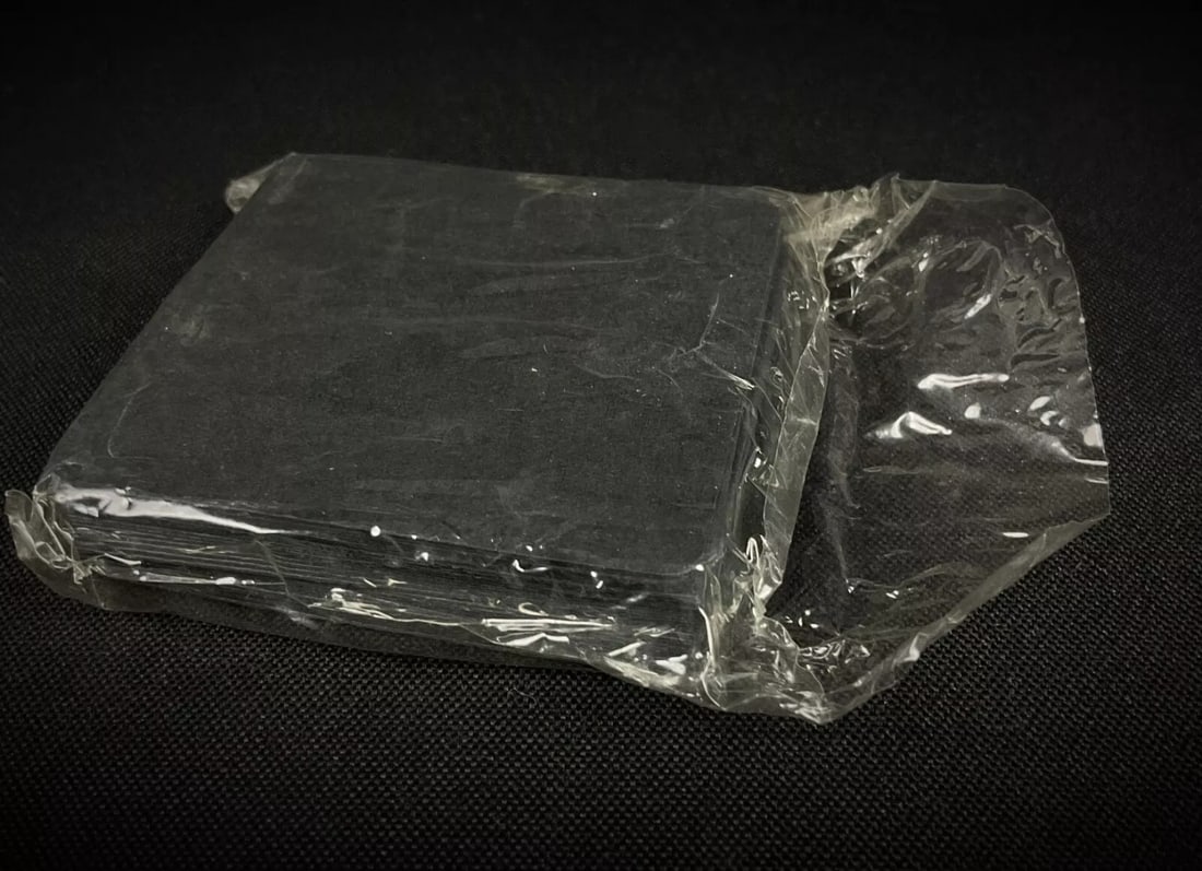 Vintage Set of 20 Black Slide Paper with 20 Covers - 5