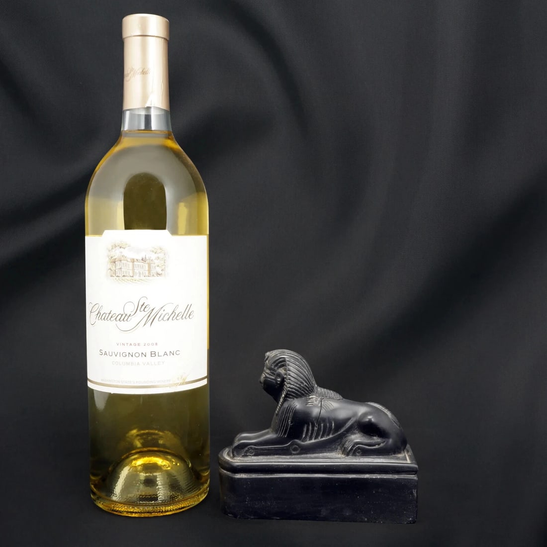 French Slate Sphynx Carving Circa 1920 - 3