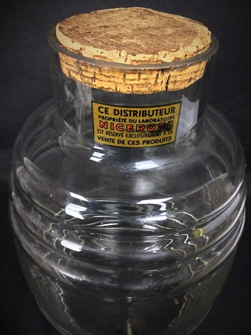 Antique Nicerose France Perfume Dispenser Jar – Advertising Display - 6