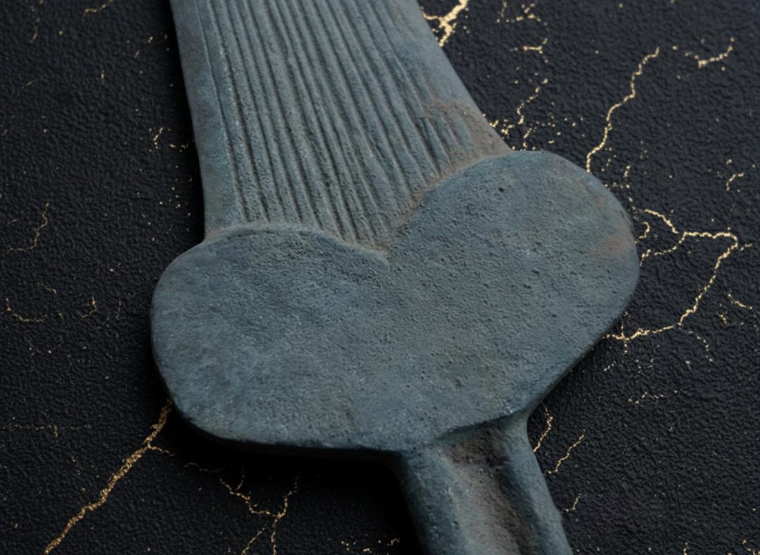 Ancient Scythian Akinak Short Sword Iron Blade Miniature Artifact 5th Century BC - 4