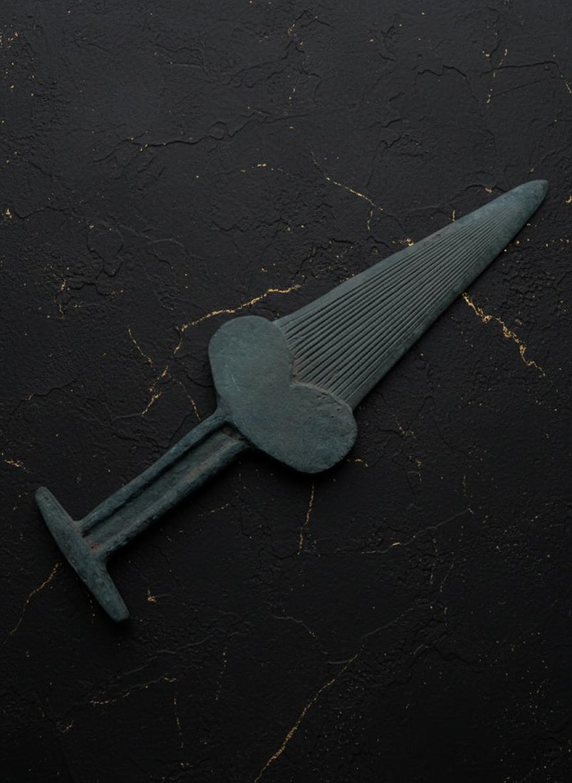 Ancient Scythian Akinak Short Sword Iron Blade Miniature Artifact 5th Century BC - 6