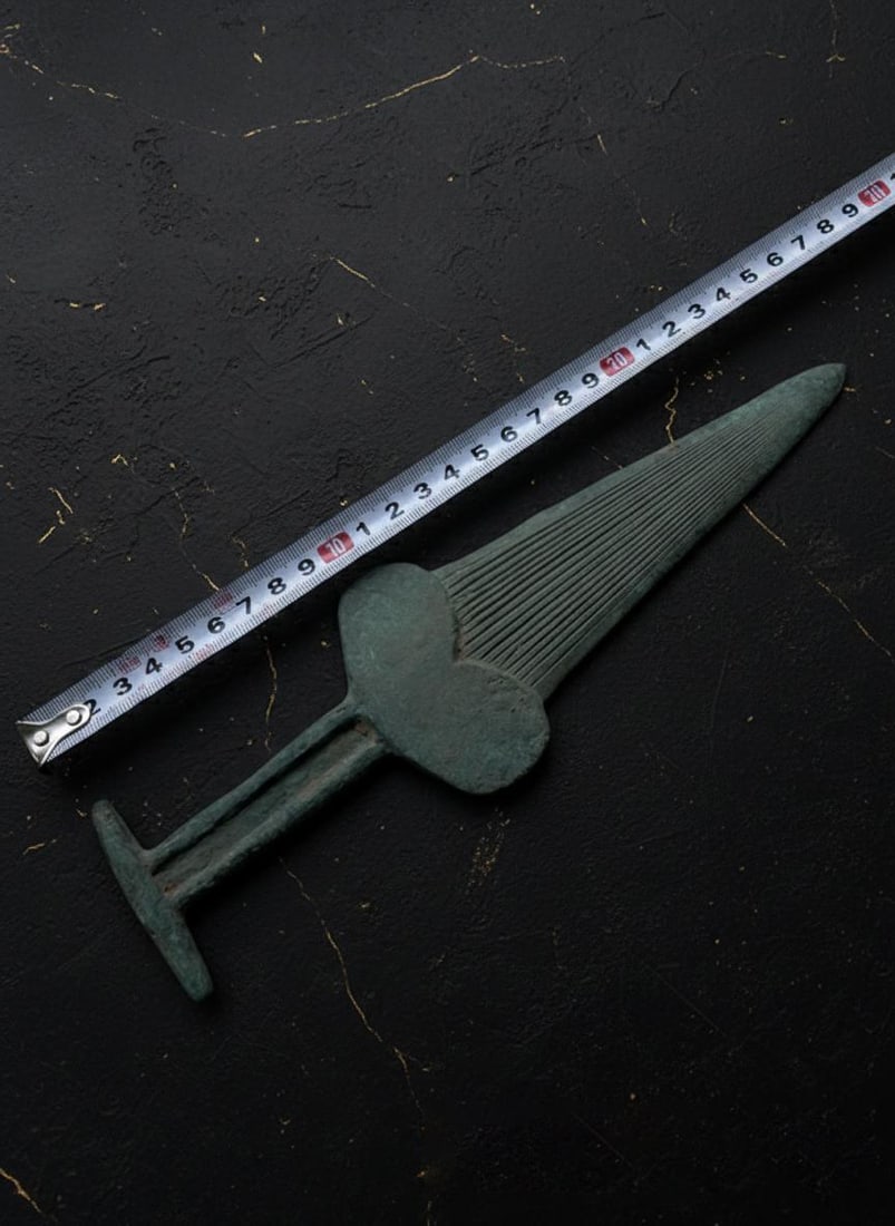 Ancient Scythian Akinak Short Sword Iron Blade Miniature Artifact 5th Century BC - 8