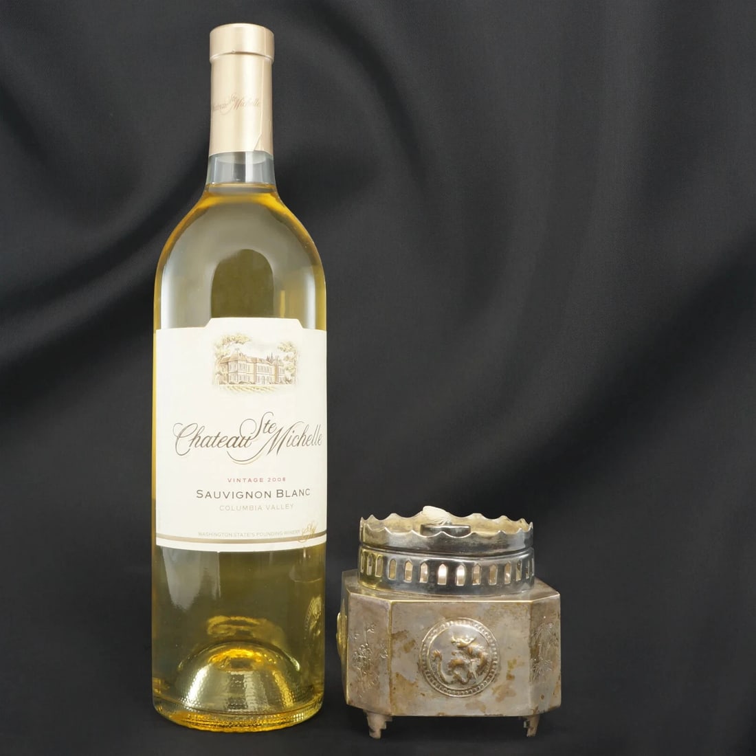 Hong Kong Paktong Oil Lamp Base c 1950 - 3