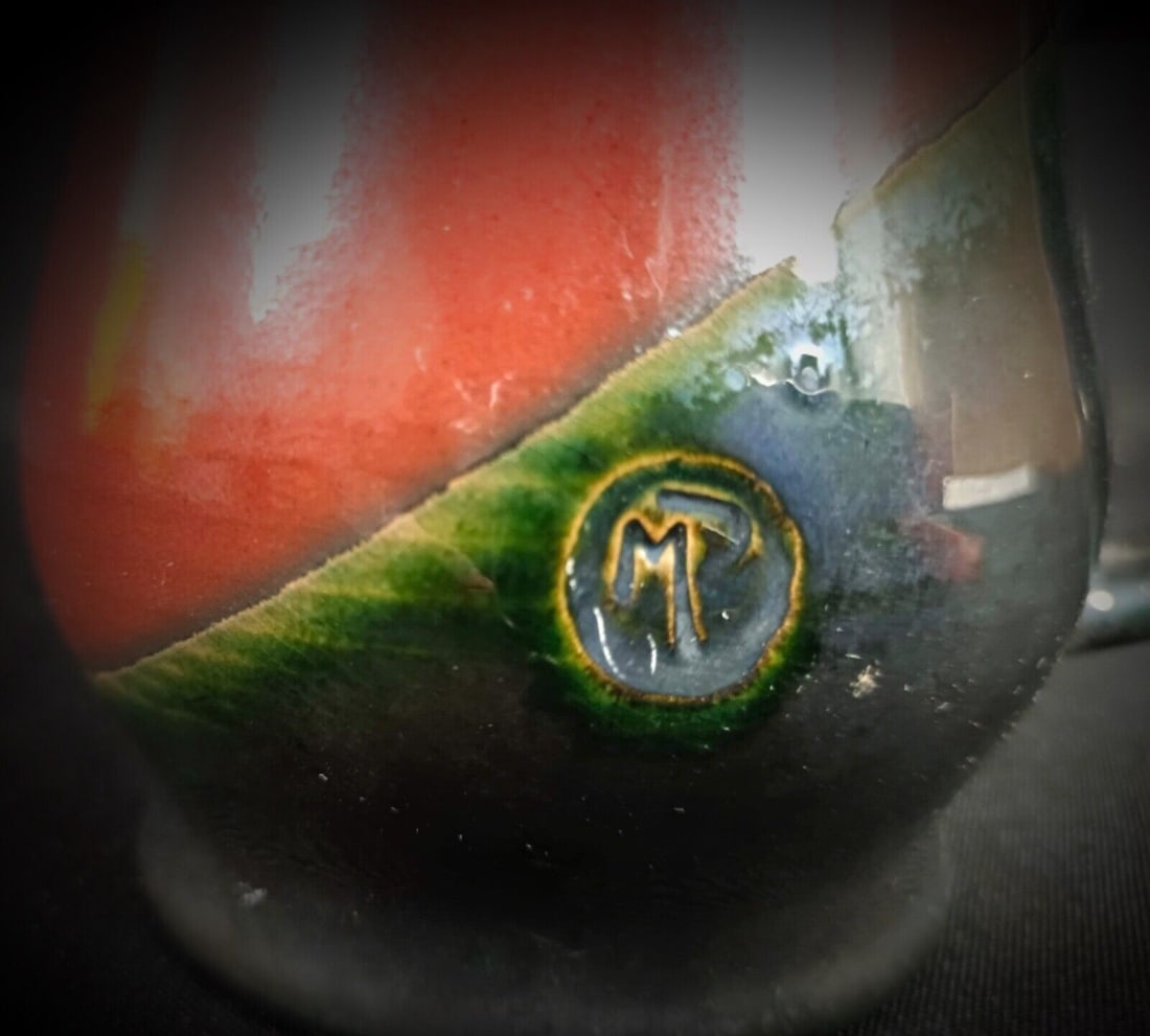 Modern Art Ceramic Pitcher Signed by Michel Poully - 6