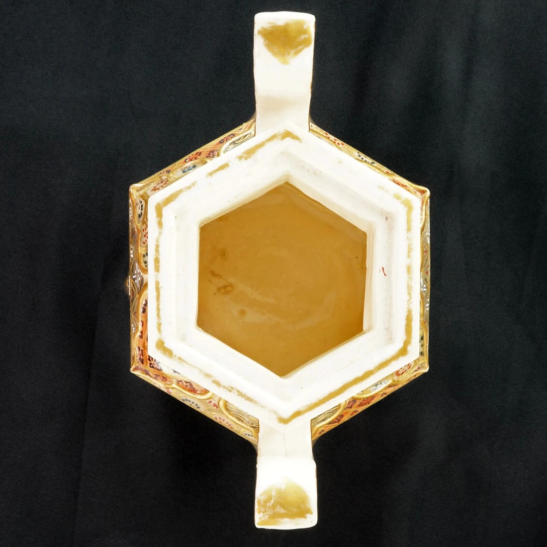 19th C Japanese Satsuma Censer with Arms - 16