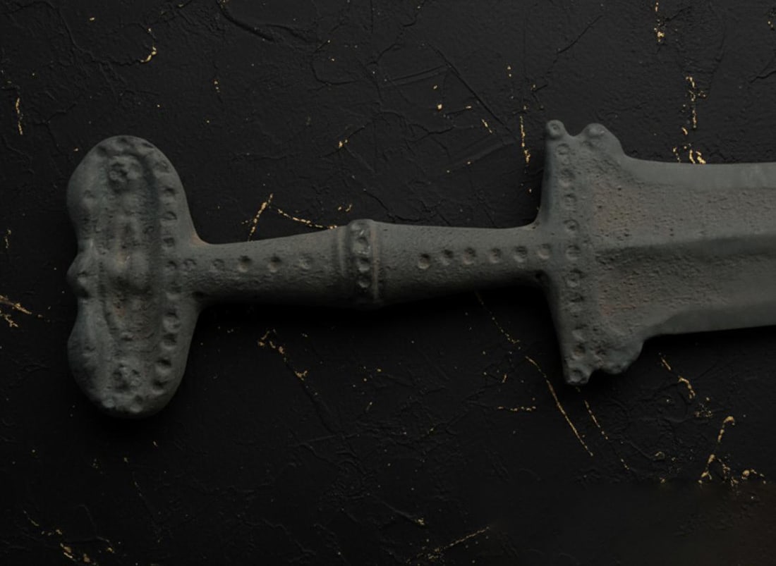 Ancient Scythian Akinak Dagger Collectible Short Sword 30 cm - 6