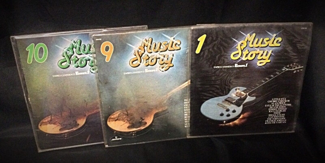 Lot of 3 Music Story Vinyl Records - Volumes 1, 9, 10 (33 RPM) - 2