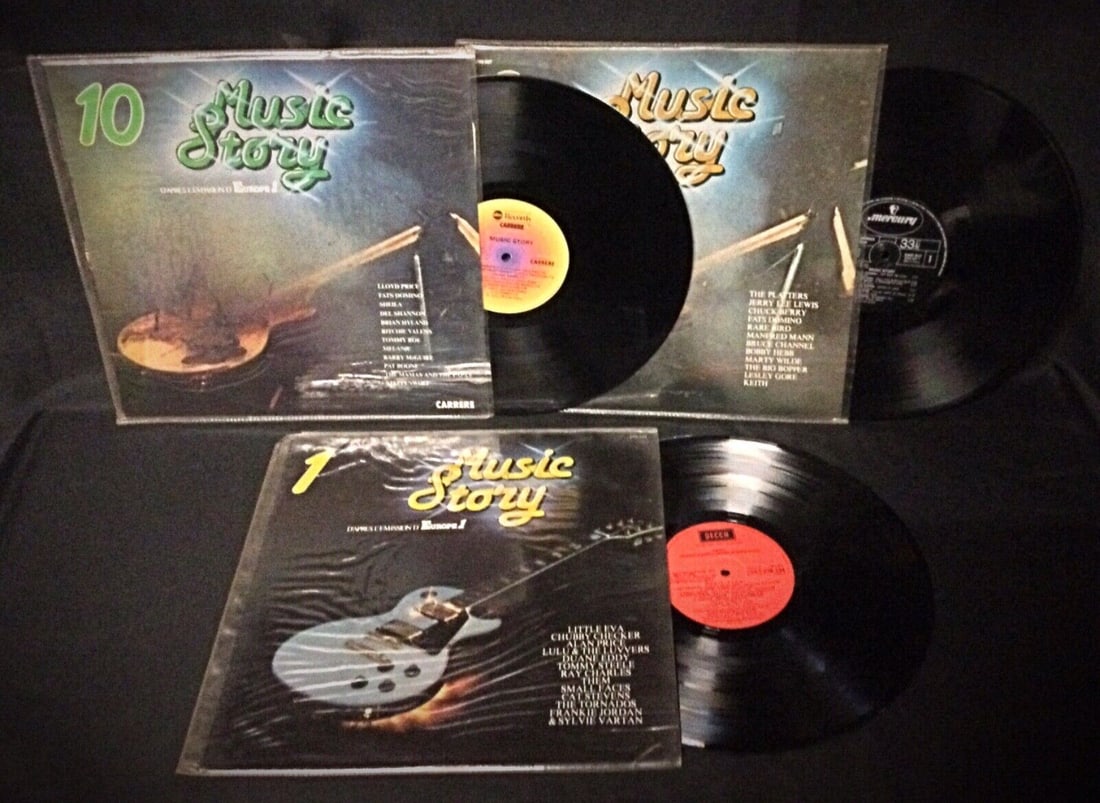 Lot of 3 Music Story Vinyl Records - Volumes 1, 9, 10 (33 RPM) - 4