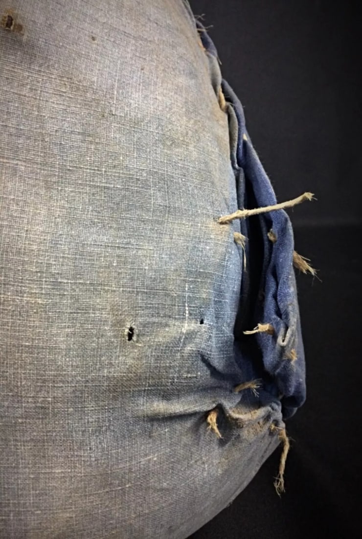 Vintage 20th-Century French Demijohn Bottle with Woven Case - 4