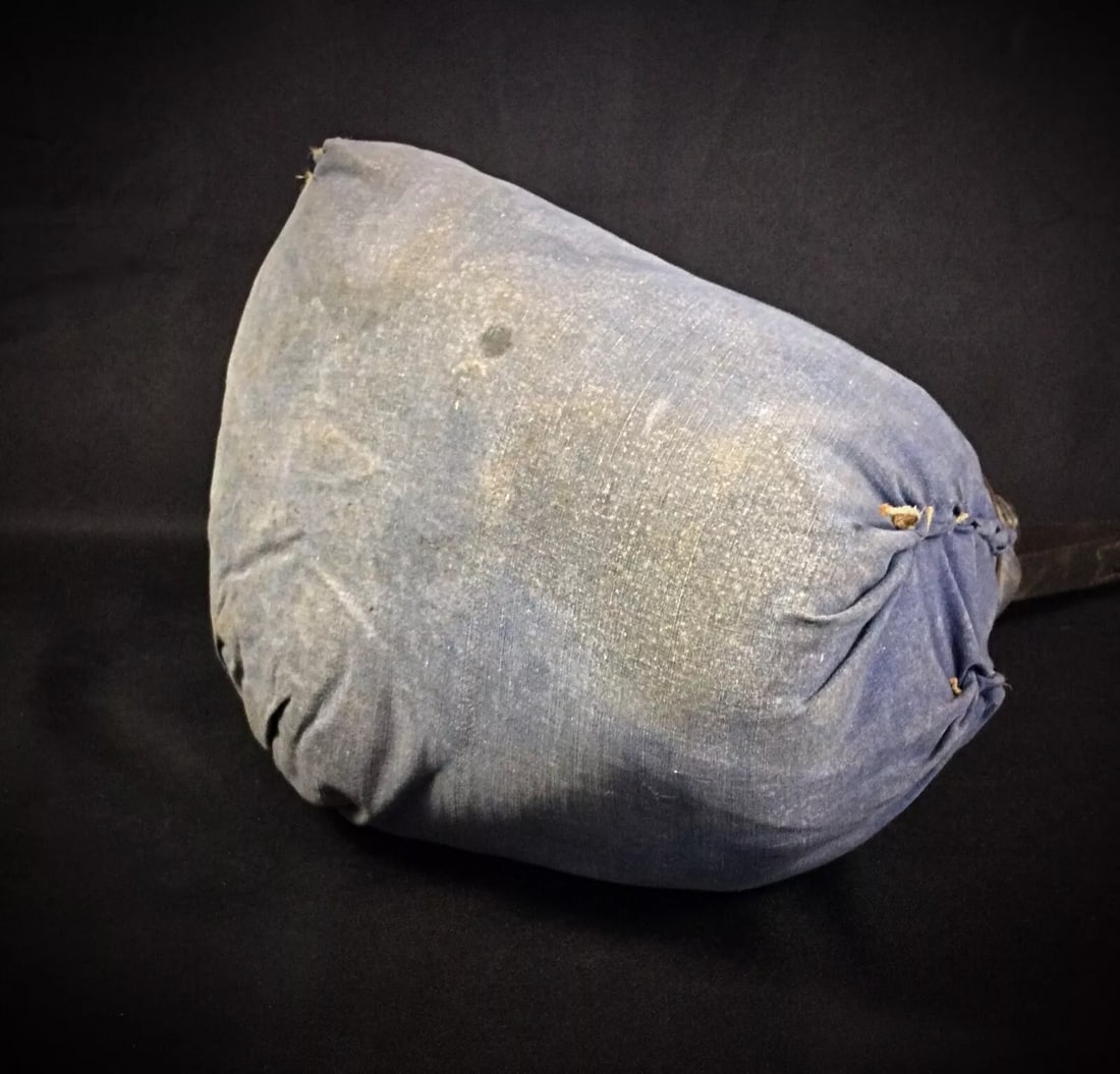 Vintage 20th-Century French Demijohn Bottle with Woven Case - 7