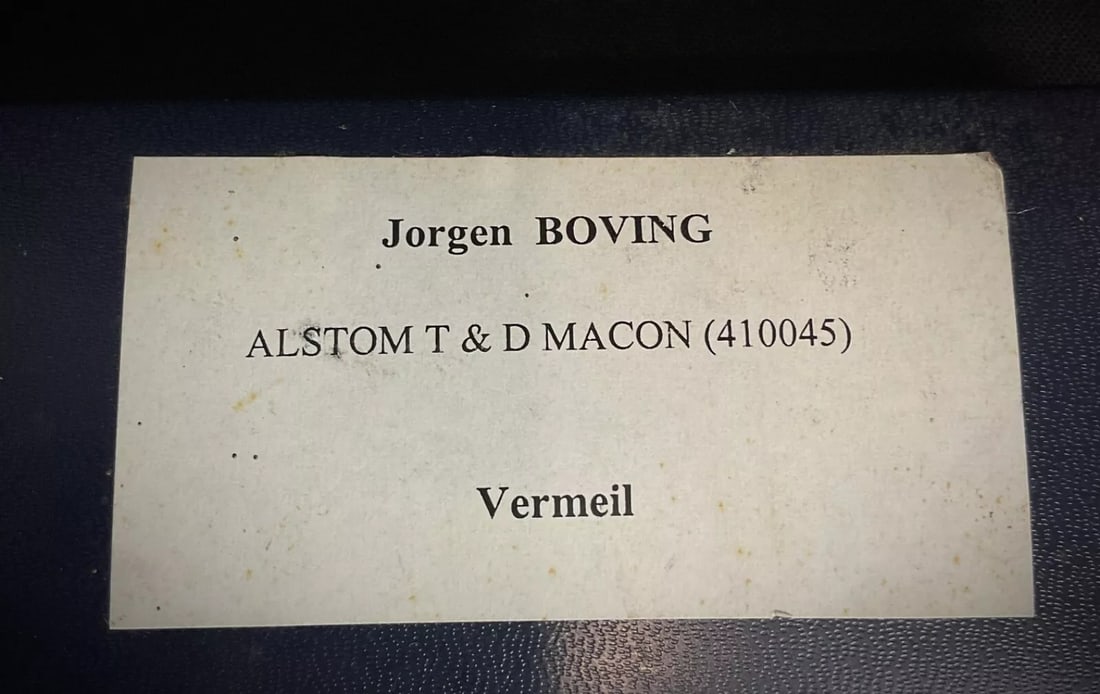 1999 Ministry of Labor Medal for J. Boving in Original Box - 6