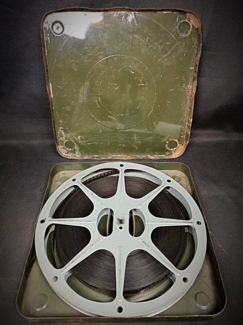 Vintage Military Film with Metal Box "ECPA" - Se Poster Se Déplacer - 3
