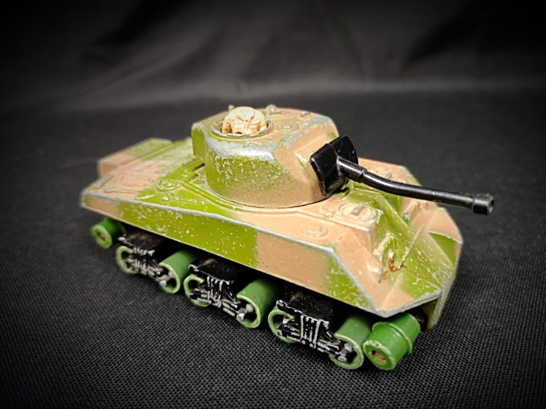 Vintage 1974 Matchbox Sherman Tank by Lesney - Battle Kings Series - 3