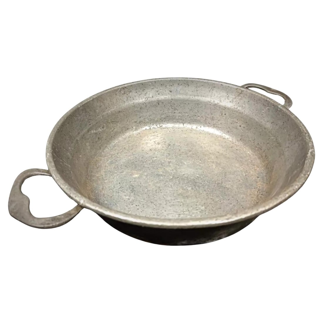 19th Century Pewter Plate with Handle – "Les étains de la tour" (1 of 9)