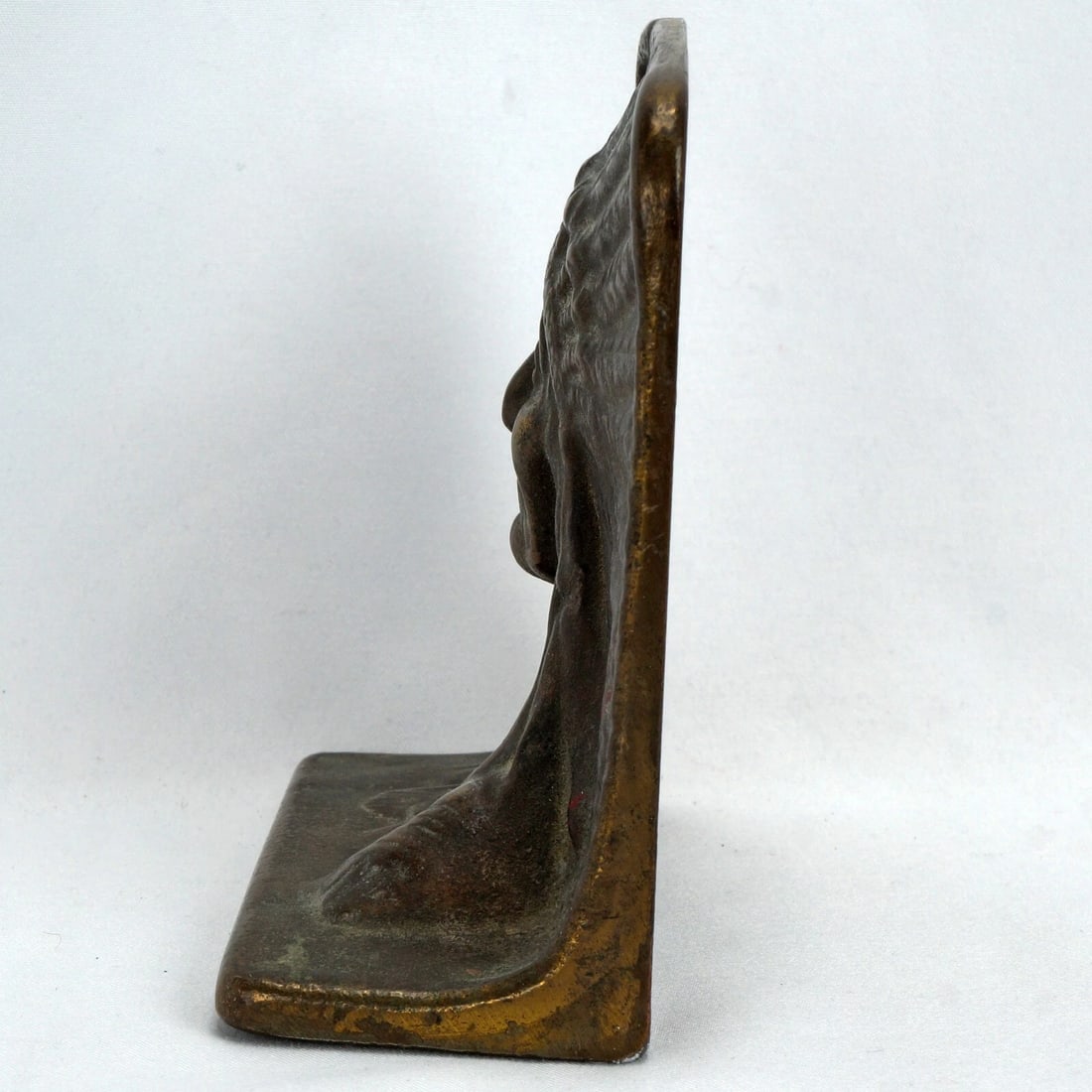 Single Indian Chief Cast Iron Bookend c 1925 - 4