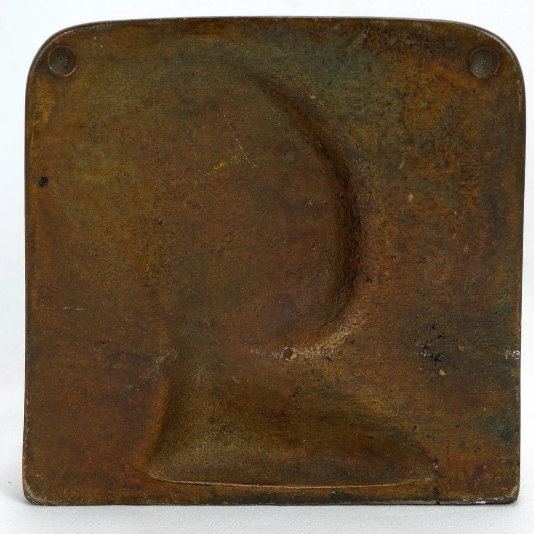 Single Indian Chief Cast Iron Bookend c 1925 - 5