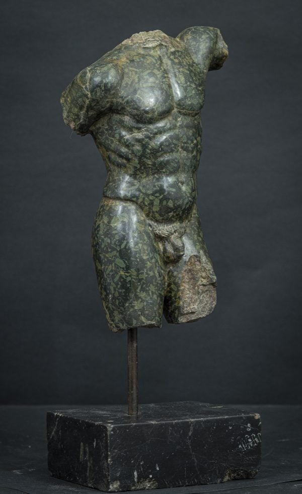 Torso, in green porphyry 19th century - 2