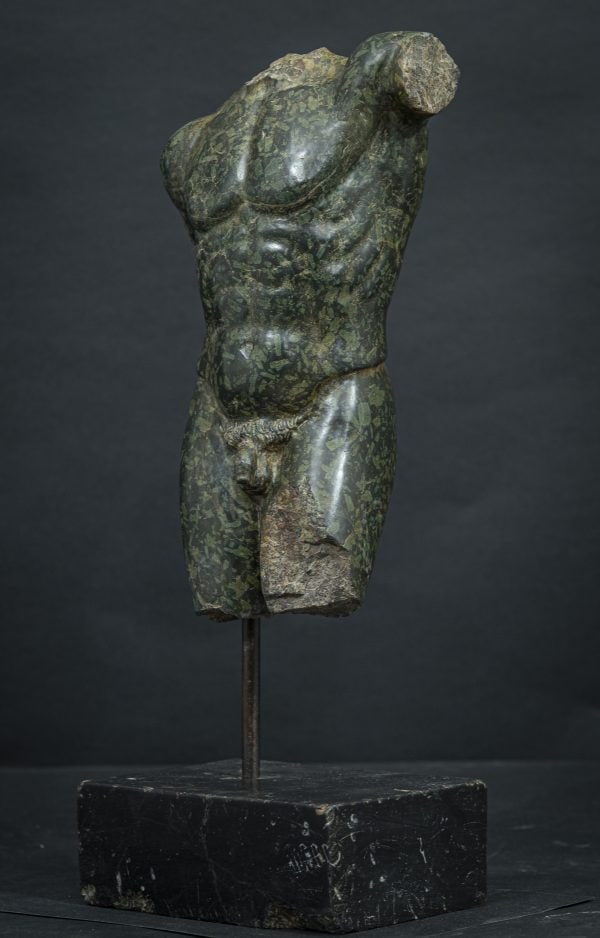 Torso, in green porphyry 19th century - 4