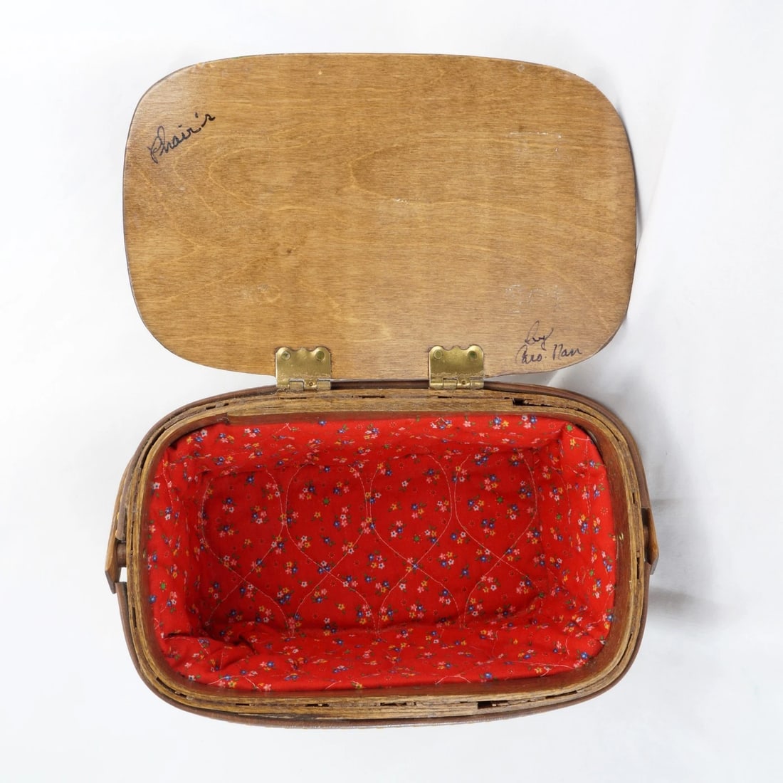 Vintage Caro Nan Golf Themed Basket Purse - 7