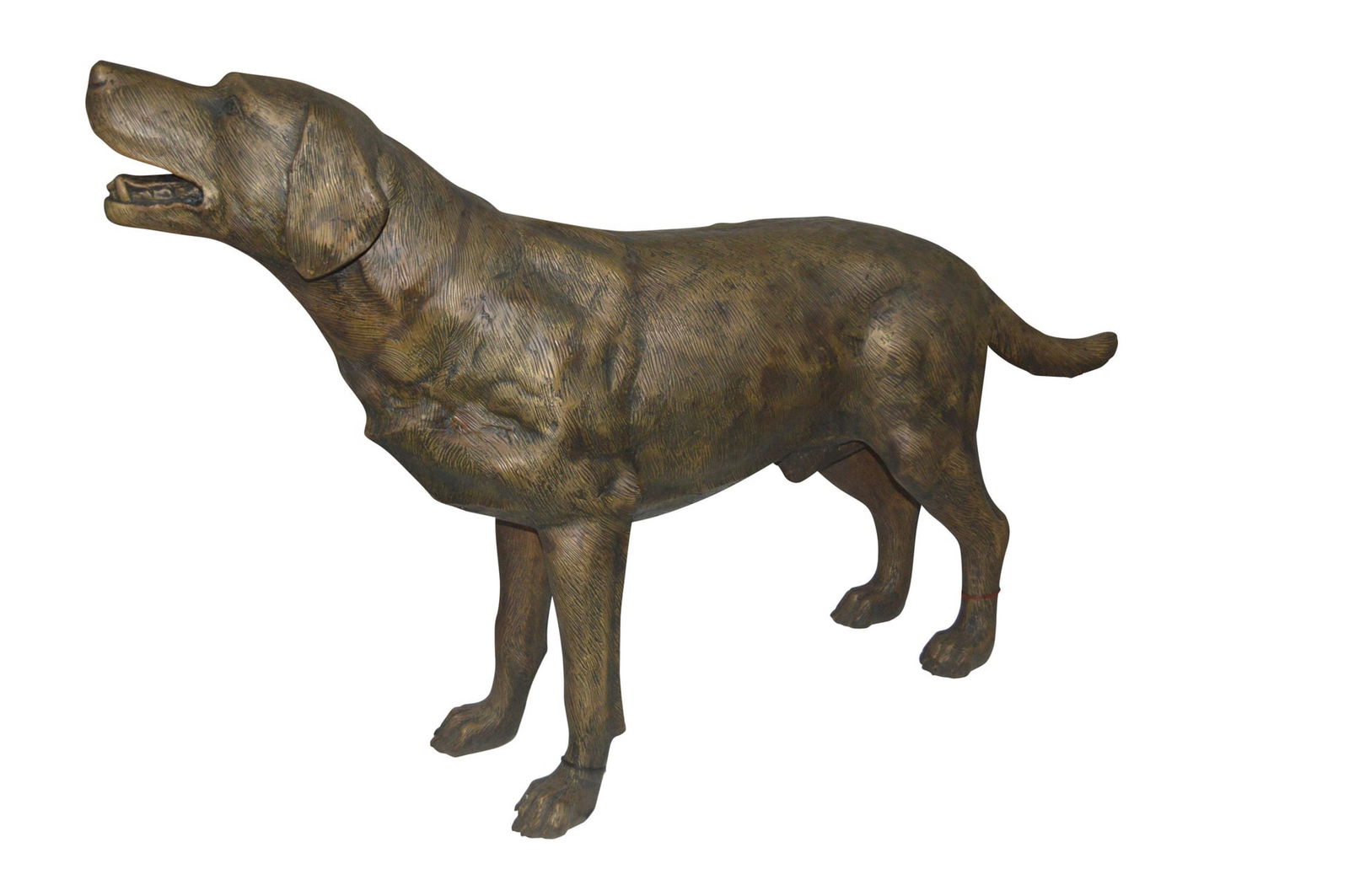 Labrador Retriever Bronze Statue - Size: 12"L x 50"W x 31"H. (1 of 12)