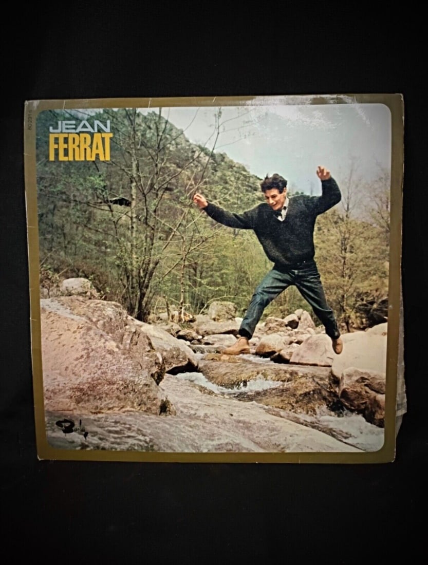 Vintage 1965 Jean Ferrat Barclay Vinyl Record - 33 RPM - French Chanson - 2