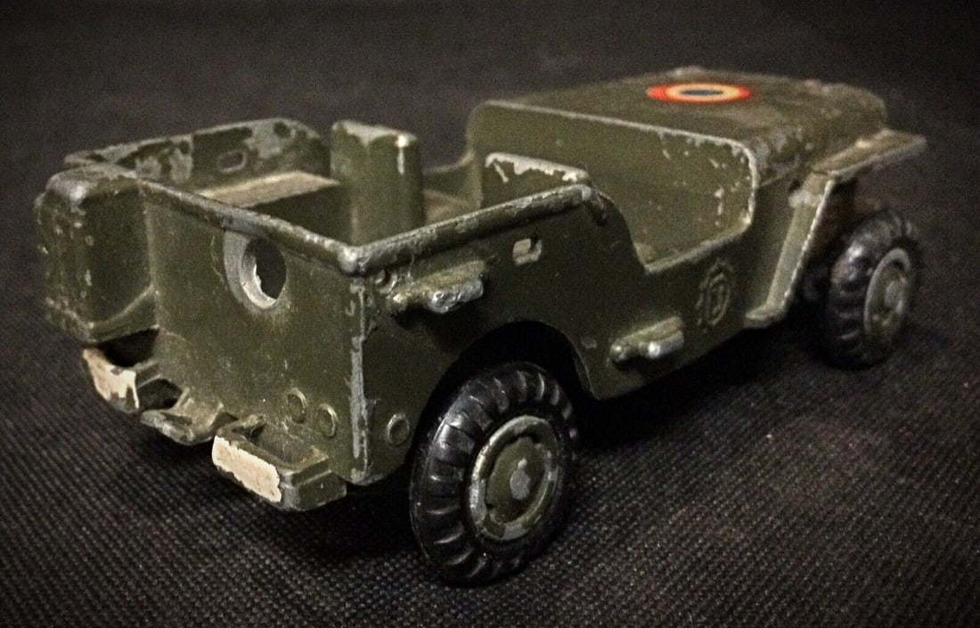 Vintage Military Toy Car by France Jouets – Used Condition - 3