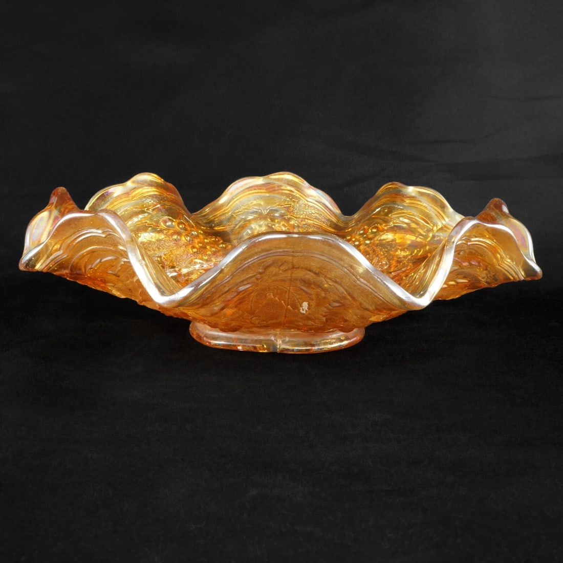 Imperial Grape Marigold Carnival Glass Bowl - 5