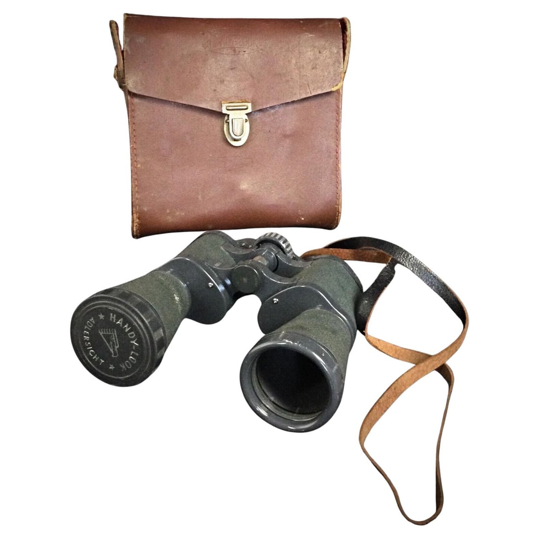 Vintage Pair of Hany-Look Aldersicht 12x50 Binoculars with Case (1 of 14)