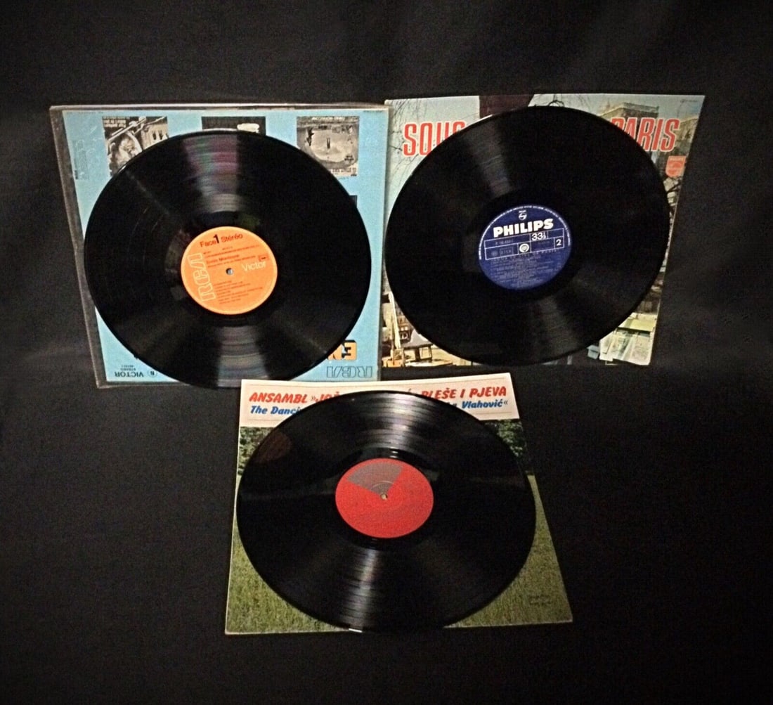 Lot of 3 Vinyl Records - Emmio Marricane, Juliette Gréco, Joza Vlahovic - 4