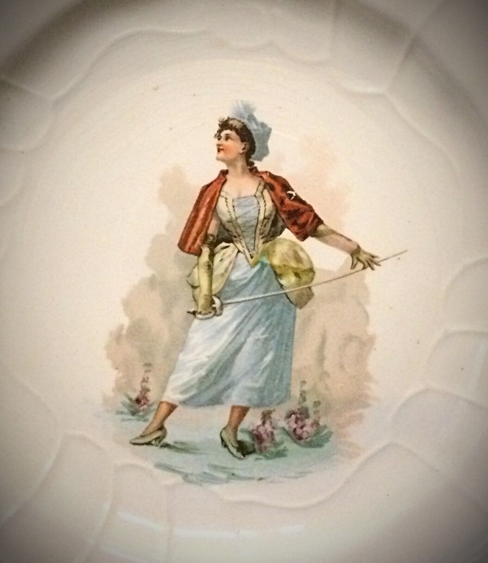 Antique "Hamage Nord" Faience Plate - 20th Century - 4