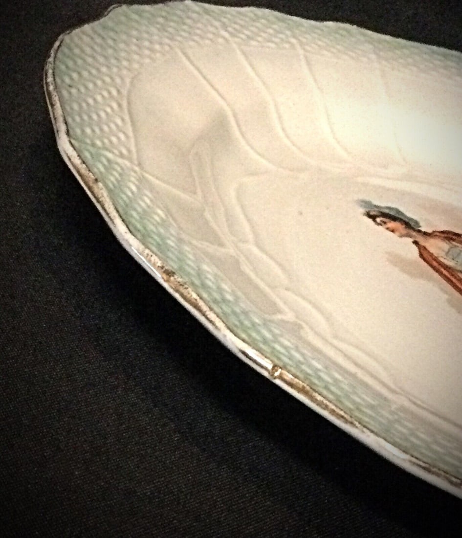 Antique "Hamage Nord" Faience Plate - 20th Century - 6