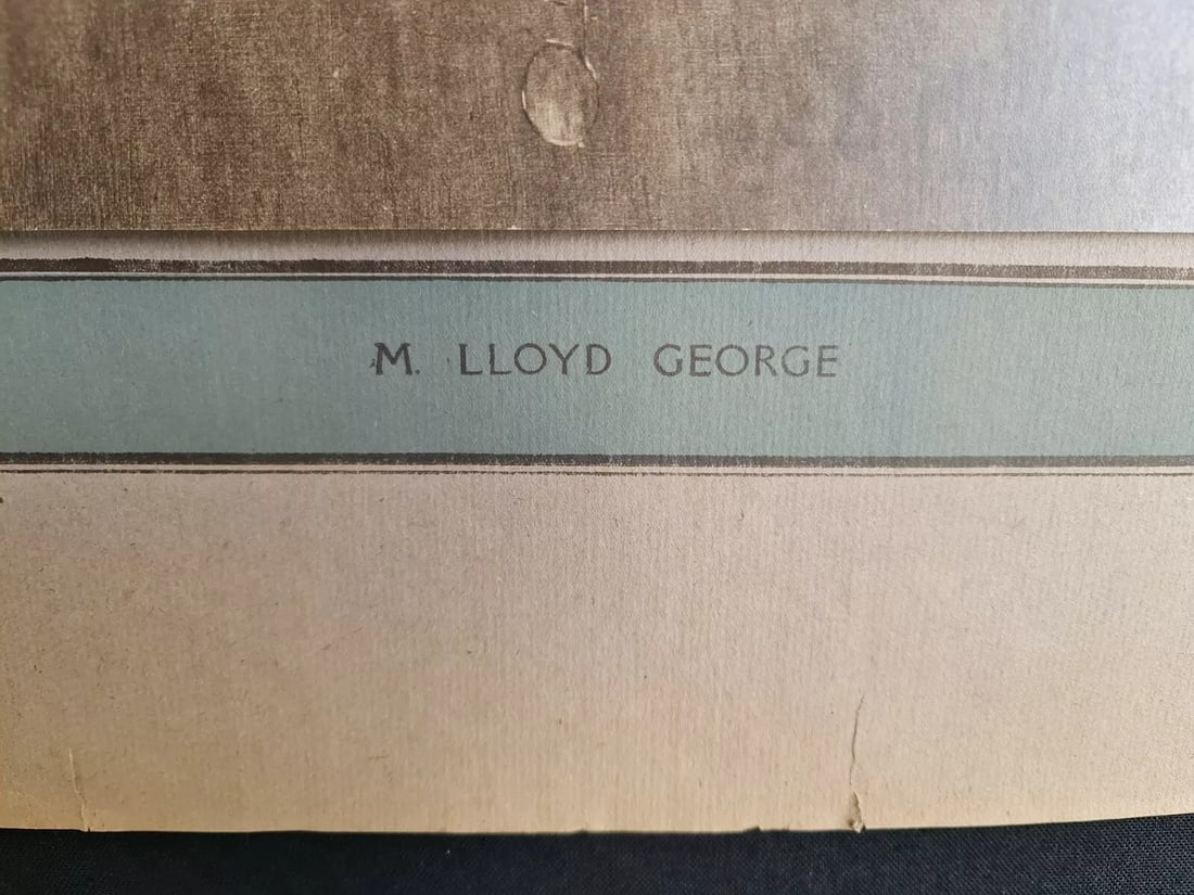 1918 Engraving of David Lloyd George from L'Illustration Magazine - 6