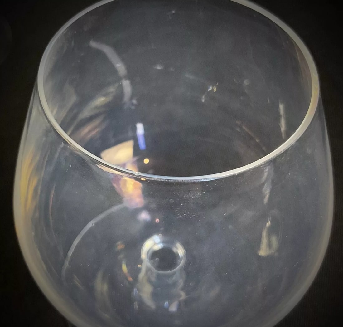 Set of 4 Vintage Crystal Wine Glasses - 5