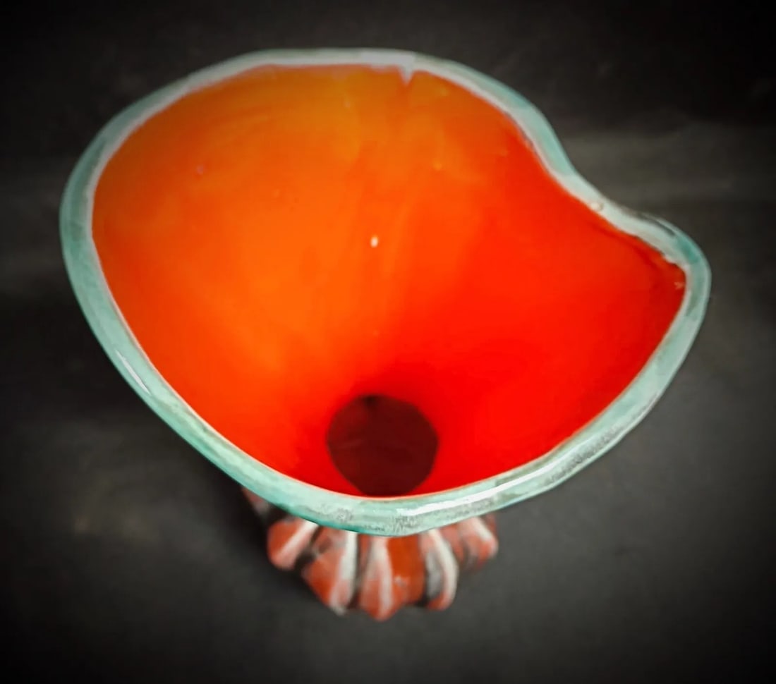 Vintage "Poterie des Grottes Dieulefit" Vase Signed by Pierrot - 6