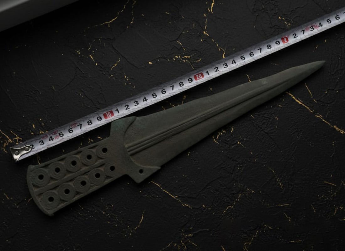 Cimmerian Iron Dagger Early Steppe Weapon Collectible Artifact 8th Century BC - 11