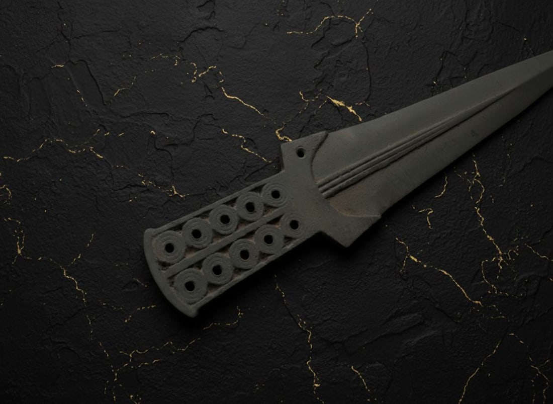 Cimmerian Iron Dagger Early Steppe Weapon Collectible Artifact 8th Century BC - 2