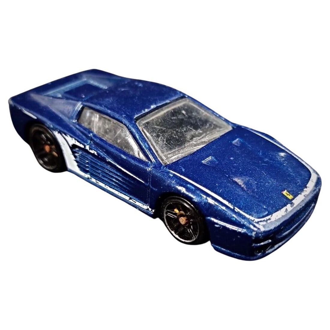 Vintage 1997 Hotwheels Mattel Ferrari F512m Toy: Title:Vintage 1997 Hotwheels Mattel Ferrari F512m ToyOrigin:FranceDimension:Length: 7 cm (2.8 inches)Width: 2.5 cm (1 inch)Height: 1.5 cm (0.6 inches)Materials:MetalYear:1997Description:A collectible