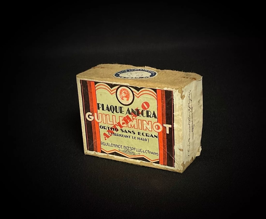 Antique Box of 4 Guilleminot Anecra Photo Plates - 7