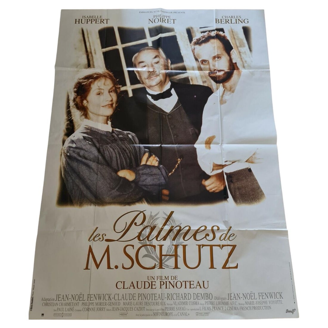 Original Cinema Poster for "Les Palmes de M. Schutz": Title:Original Cinema Poster for "Les Palmes de M. Schutz"Origin:FranceDimension:158 cm x 115.5 cm (62.2 in x 45.5 in)Materials:PaperYear:1997Description:This vibrant original cinema poster from the