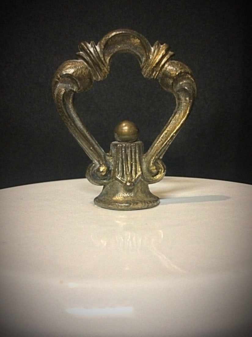 Antique Blue Floral Faience Funeral Urn - Macabo Design, 20th Century - 9