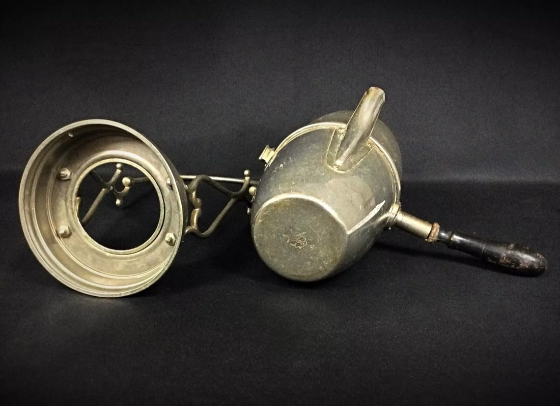 Antique Art Nouveau L.C Tilt Coffee Pot with Pierced Design - 6