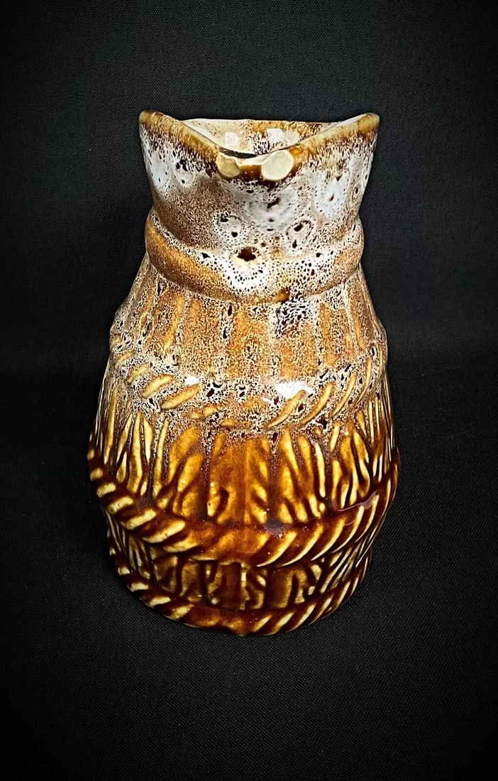 Vintage 20th Century Bar or Bistro Ceramic Pitcher, 1/4 Liter - 4