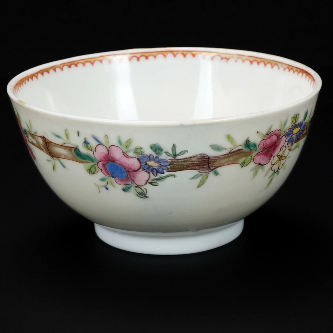 European Chinoiserie Porcelain Teacup 18th C - 6