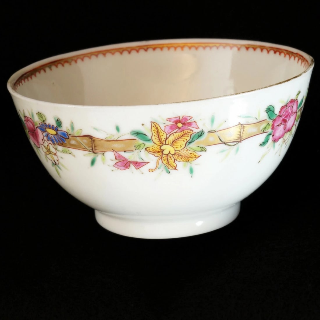 European Chinoiserie Porcelain Teacup 18th C - 8