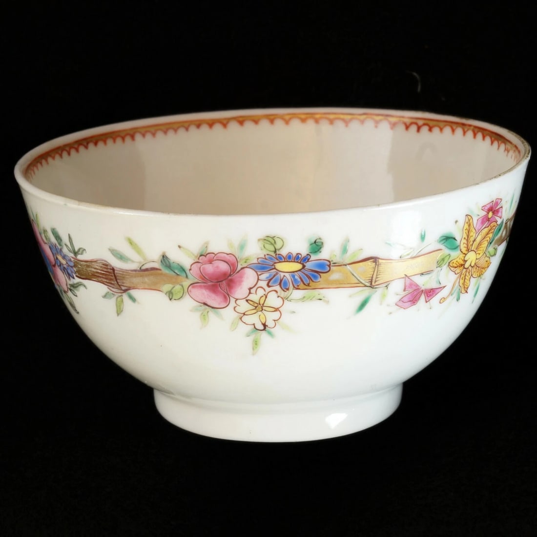 European Chinoiserie Porcelain Teacup 18th C - 9