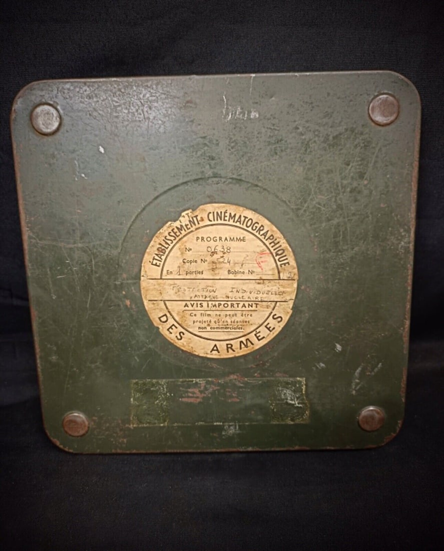 Vintage Military Film with Metal Box "ECPA" - Protection Individuelle - 2