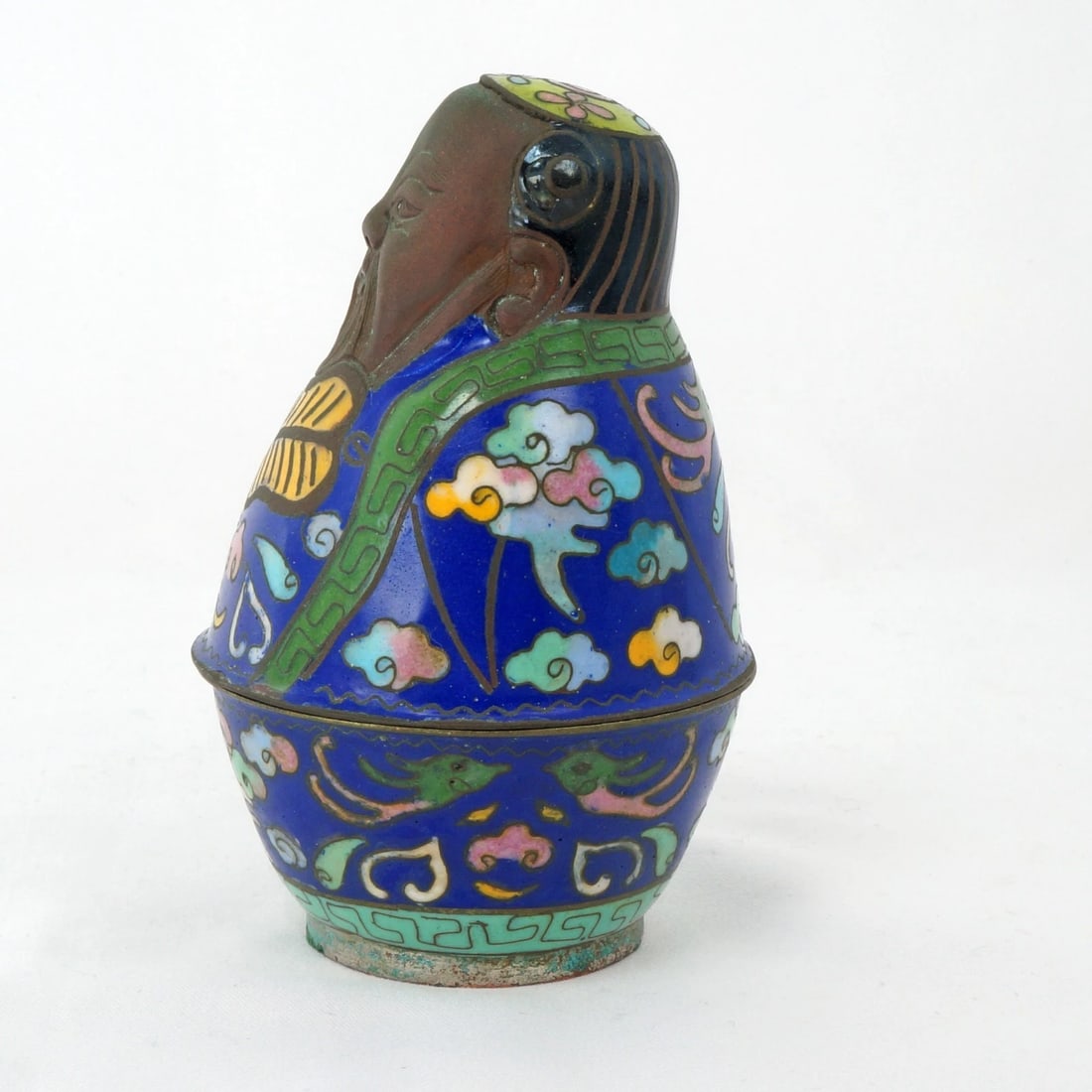 Qing Chinese Yi Xing and Cloisonne Box - 6