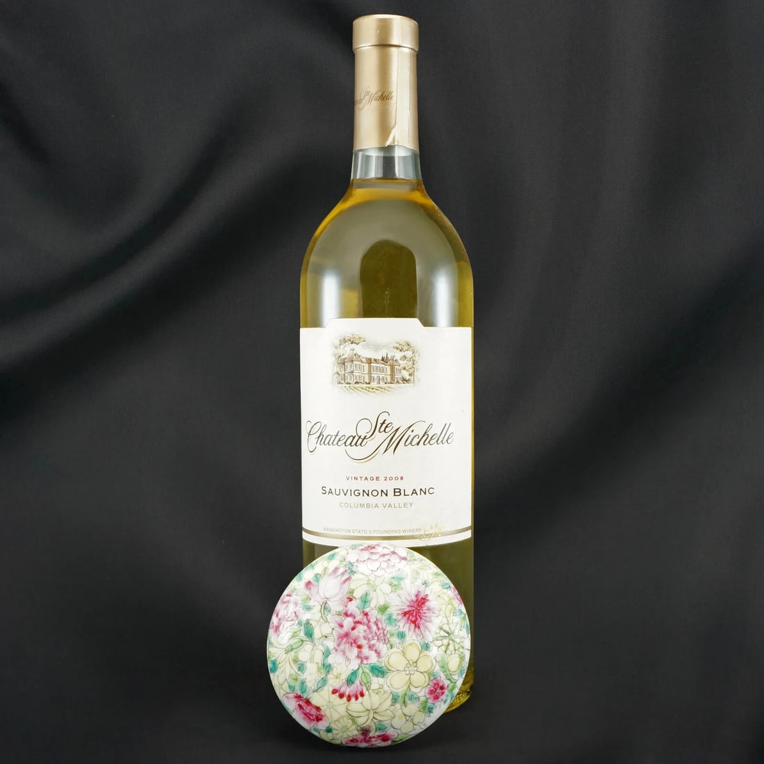 Chinese Paste Box Thousand Flowers c 1900 - 3