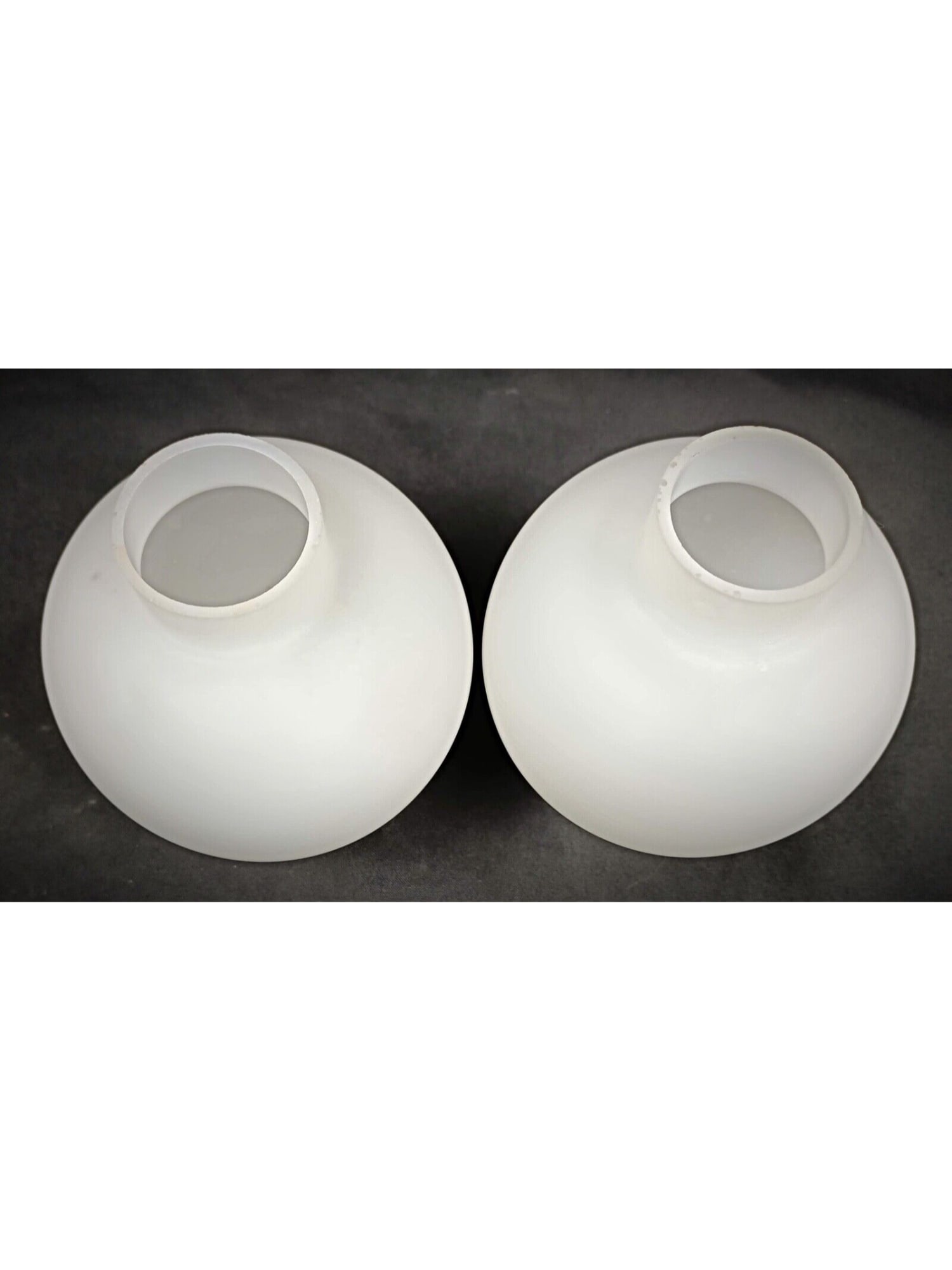 Vintage Set of 5 White Opaline Spheres for Wall Sconces - 4