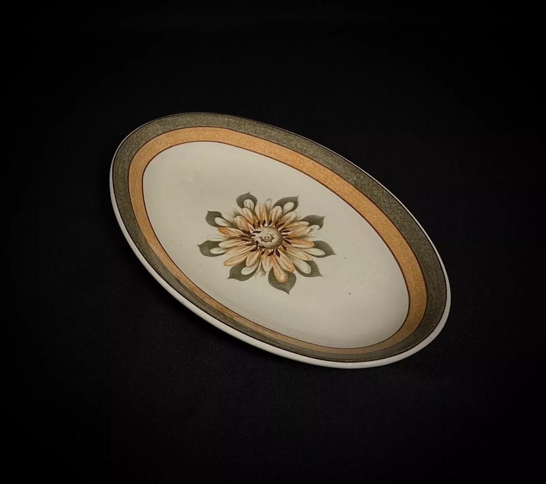 Large 20th-Century Oval CNP Stoneware Platter – Vallée Grand Feu - 3